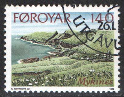 Faroe Islands Scott 33 Used - Click Image to Close